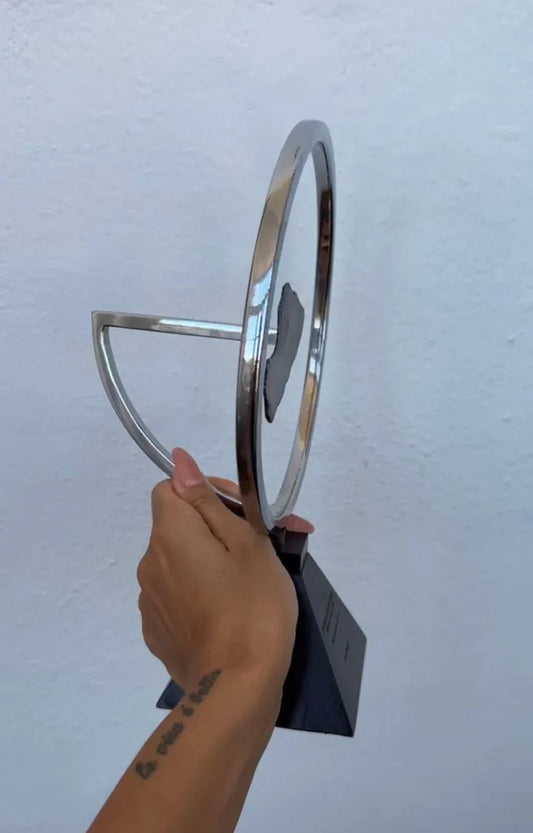 Custom Magnetic Display Case for Meteorite Slice