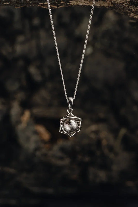 Shooting Star Pendant with Muonionalusta Meteorite