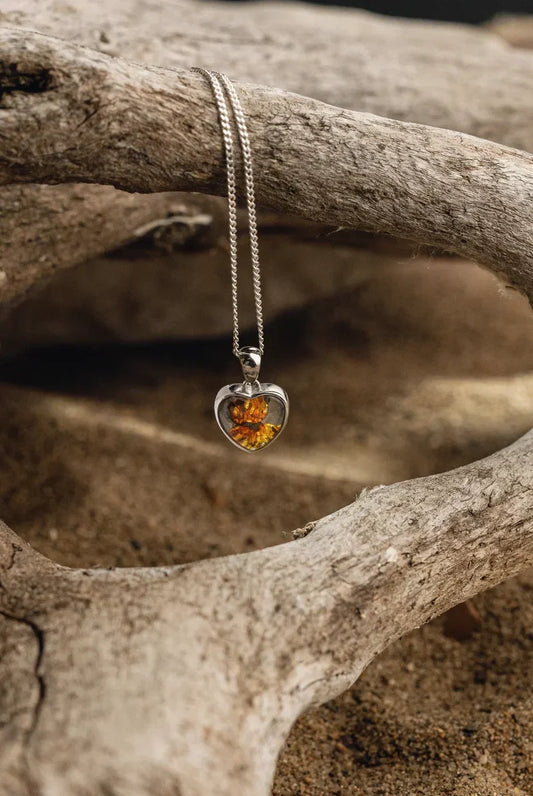 Sericho Meteorite Heart Pendant